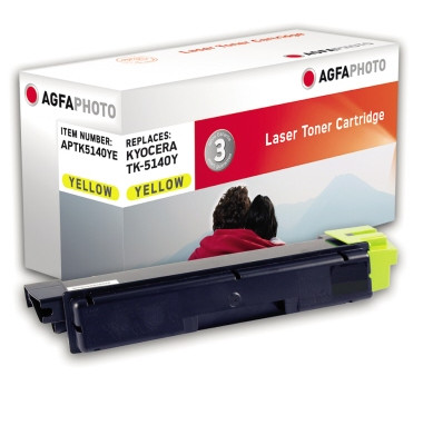 Toner APTK5140YE wie Kyocera TK-5140Y gelb