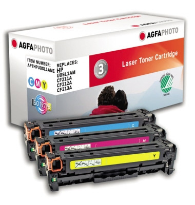Toner APTHPU0SL1AME wie HP U0SL1AM 131A c/m/y 3St. Toner APTHPU0SL1AME wie HP U0SL1AM 131A c/m/y 3St.