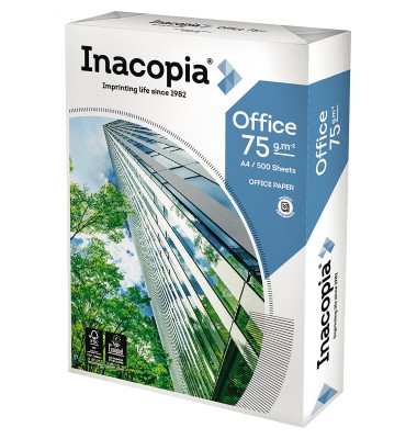 Kopierpapier Office 020807511001 A4 75g weiß 2-fach-Lochung Kopierpapier Office 020807511001 A4 75g weiß 2-fach-Lochung