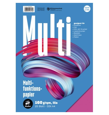 Kopierpapier Multi 734051671 rosa A4 160g 