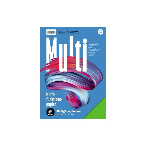4006050516993 - Kopierpapier Multi 734051699 Limone A4 160g 25 Blatt 4006050516993 25 Blatt