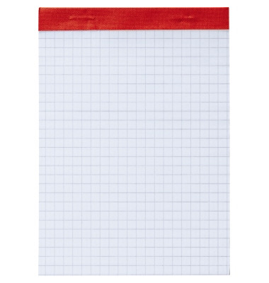 Notizblock 1055332, kariert, A6, 60g, 50 Blatt