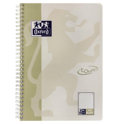 Collegeblock 400132398 touch, punktiert / punktkariert ohne Rand, B5, 90g, beige, 80 Blatt Collegeblock 400132398 touch, punktiert / punktkariert ohne Rand, B5, 90g, beige, 80 Blatt