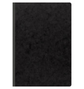 Notizbuch 104347290, FACT!plus, schwarz, A4, kariert, 90g, 96 Blatt / 192 Seiten