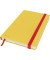 Notizbuch Cosy 4481-00-19 gelb A5 liniert 100g 80 Blatt 160 Seiten mit Gummiband
