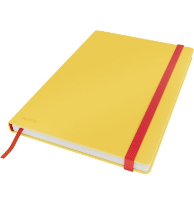 Notizbuch 4482-00-19, Cosy, gelb, B5, kariert, 100g, 80 Blatt / 160 Seiten