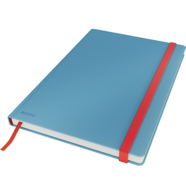Notizbuch Cosy 4482-00-61 blau B5 kariert 100g 80 Blatt 160 Seiten mit Gummiband