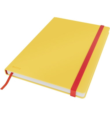 Notizbuch Cosy 4483-00-19 gelb B5 liniert 100g 80 Blatt 160 Seiten mit Gummiband