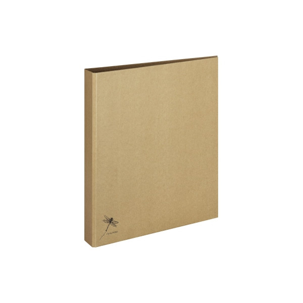 4009212056894 - Ringbuch Pur Libelle 20784-11 A4 2 Ringe 25mm Ring-Ø Karton naturbraun 4009212056894 Pagna