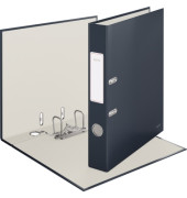 Ordner Cosy Soft Touch 1062-00-89, A4 52mm schmal PP vollfarbig grau