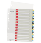Kunststoffregister Cosy 1249-00-00, 1 bis 20, A4+, 0,30 mm, farbige Taben, 20-teilig