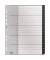 Kunststoffregister recycle 1211-00-00, 1 bis 20, A4, 115&micro;m, schwarze Taben, 20-teilig