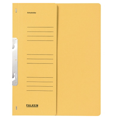 Einhakhefter 80000813, A4 chamois halber Vorderdeckel, Karton 250g