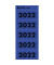 Jahreszahlen 1422-00-35, 2022, blau, 60x25,5mm, selbstklebend