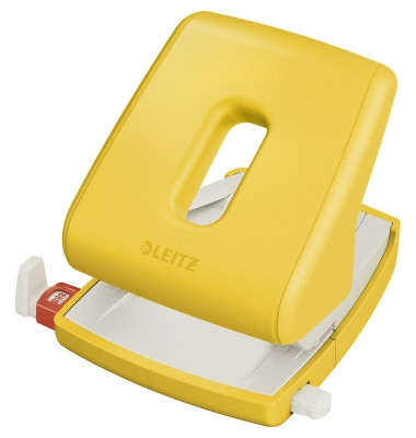 Bürolocher Cosy 5004-00-19, gelb, bis 3mm 30 Blatt, mit Anschlagschiene