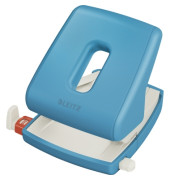 Bürolocher Cosy 5004-00-61, blau, bis 3mm 30 Blatt, mit Anschlagschiene