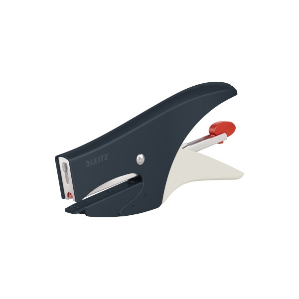 4002432125425 - Leitz® Metallheftzange 5577 Cosy Hinterlademechanik inkl 1000 Heftklammern grau
