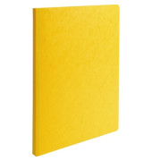 Aktendeckel Lustro 11506H, A4 gelb Karton 400g