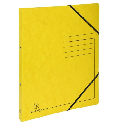 Ringbuch 542559E, A4 2 Ringe 15mm Ring-Ø Colorspan-Karton gelb
