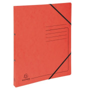 Ringbuch ohne 542555E, A4 2 Ringe 15mm Ring-Ø Karton rot