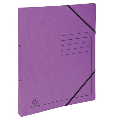 Ringbuch 542558E, A4 2 Ringe 15mm Ring-Ø Colorspan-Karton violett