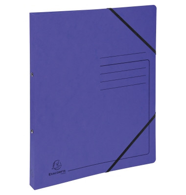 Ringbuch 542552E, A4 2 Ringe 15mm Ring-Ø Colorspan-Karton blau