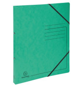 Ringbuch ohne 542553E, A4 2 Ringe 15mm Ring-Ø Karton grün