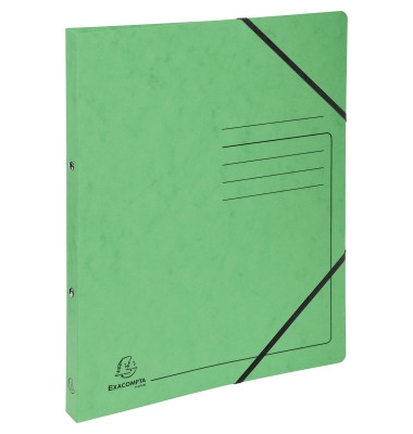 Ringbuch ohne 542563E, A4 2 Ringe 15mm Ring-Ø Karton lindgrün