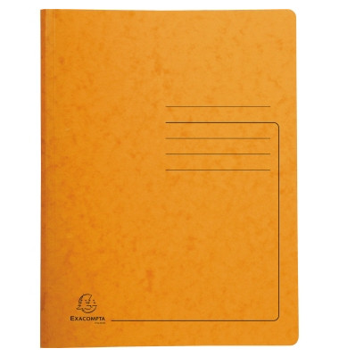 Spiralhefter 240224E, A4, orange, Karton, 355g, Vorderdeckel opak