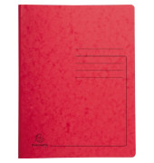 Spiralhefter Colorspan 240225E, A4, rot, Karton, 355g, Vorderdeckel rot