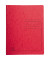 Spiralhefter Colorspan 240225E, A4, rot, Karton, 355g, Vorderdeckel rot