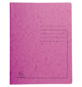 Spiralhefter 240227E, A4, rosa, Karton, 355g, Vorderdeckel opak