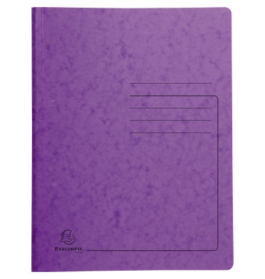 Spiralhefter Colorspan 240228E, A4, violett, Karton, 355g, Vorderdeckel violett