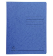 Spiralhefter Colorspan 240222E, A4, blau, Karton, 355g, Vorderdeckel blau