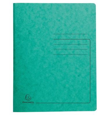 Spiralhefter 240223E, A4, grün, Karton, 355g, Vorderdeckel opak