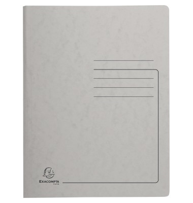 Spiralhefter Colorspan 240231E, A4, grau, Karton, 355g, Vorderdeckel grau