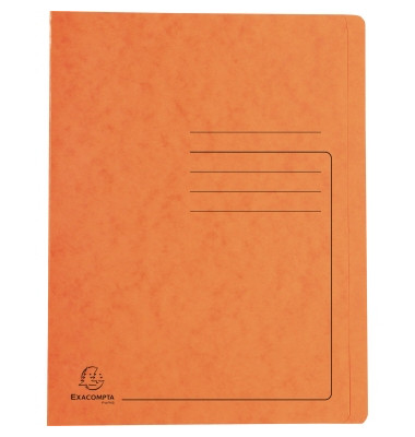 Schnellhefter 39994E, A4, orange, Karton, 355g, Vorderdeckel opak
