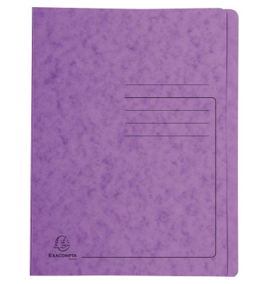 Schnellhefter 39998E, A4, violett, Karton, 355g, Vorderdeckel opak