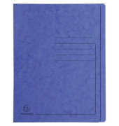 Schnellhefter 39992E, A4, blau, Karton, 355g, Vorderdeckel opak