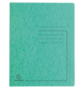 Schnellhefter Colorspan 39993E, A4, gr&uuml;n, Karton, 355g, Vorderdeckel gr&uuml;n