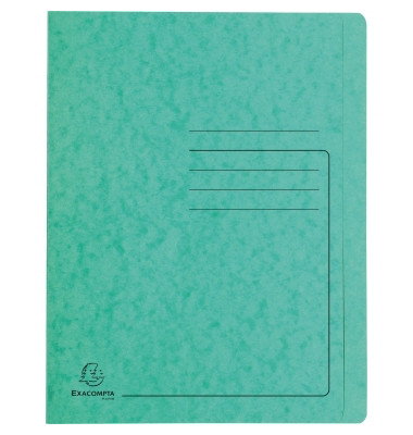 Schnellhefter Colorspan 39993E, A4, gr&uuml;n, Karton, 355g, Vorderdeckel gr&uuml;n