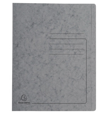 Schnellhefter Colorspan 39989E, A4, grau, Karton, 355g, Vorderdeckel grau