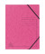 Eckspannmappe 555420E, A4 rosa Karton 355g