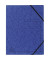 Eckspannmappe 555412E, A4 blau Karton 355g