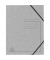 Eckspannmappe 555471E, A4 grau Karton 355g