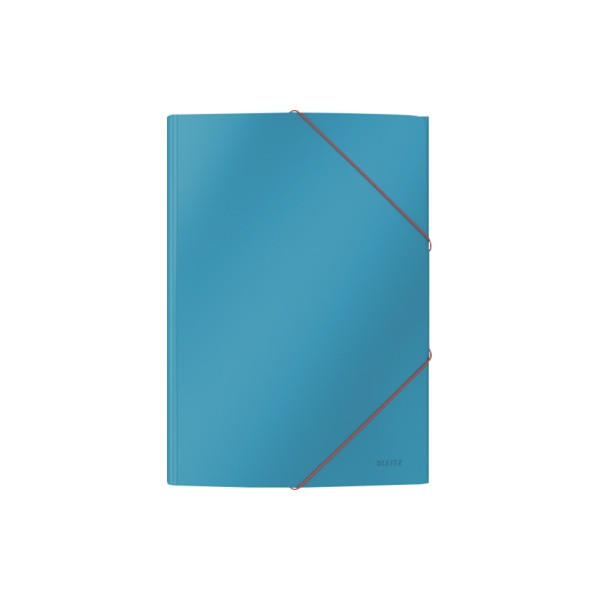 4002432125852 - Leitz® Eckspannermappe Cosy A4-Format für bis zu 150 Blatt 3 Klappen & Gummibandverschluss Karton blau