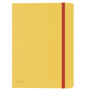 Eckspannmappe Cosy 4619-00-19, A4 gelb Polypropylen (PP), f&uuml;r ca. 150 Blatt  (80 g/m&sup2;), mit 3 Einschlagklappen