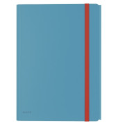 Eckspannmappe Cosy 4619-00-61, A4 blau Polypropylen 80g, mit 3 Einschlagklappen