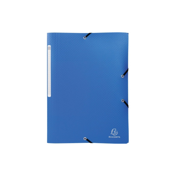 3130630550822 - Eckspannmappe Opak 55082E A4 blau Polypropylen (PP) 80g mit 3 Einschlagklappen 3130630550822 Exacompta