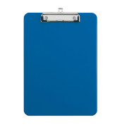 Klemmbrett Leather 2340537, A4, blau, Kunststoff, inkl Aufh&auml;nge&ouml;se